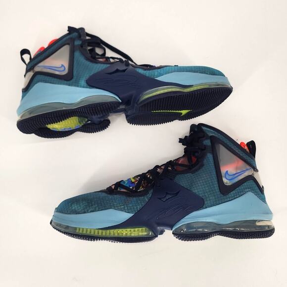 Nike LeBron 19 "Fast Food" Basketball Shoes – Dutch Blue Size 18 - Picture 16 of 16